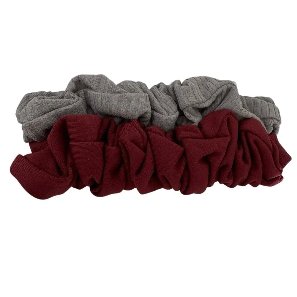 2 Lululemon Uplifting Scrunchies: Rockwood and Warm Ash Grey
